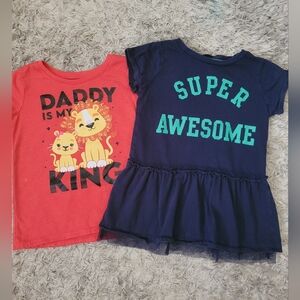 The Children's Place Coral Graphic Tee - 4T